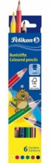 Creioane colorate lacuite 6 culori/set pe Pelikan foto