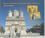 ROMANIA 2012 LP 1956 c BISERICA MANASTIRII CURTEA DE ARGES 500 DE ANI ALBUM FILATELIC
