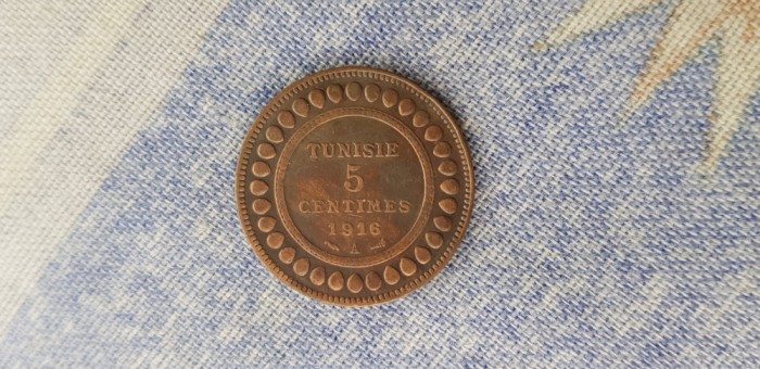 5 CENTIMES 1916 A - TUNISIA