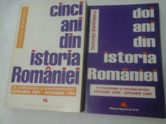 Cinci ani din istoria Romaniei (decembrie1989-decembrie1994) Doi ani din istoria Romaniei (ianuarie1995-ianuarie 1997) - Domnita Stefanescu foto