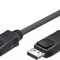 Cablu DisplayPort DP tata la DP tata 1m Goobay