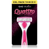 Wilkinson Sword Intuition Quattro for Women aparat de ras rezerva lama 8 pc