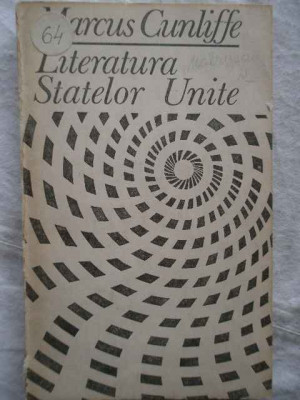 Literatura Statelor Unite - Marcus Cunliffe ,272091 foto