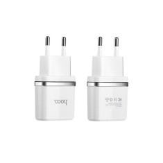 Incarcator retea USB HOCO C11, 1A, Alb