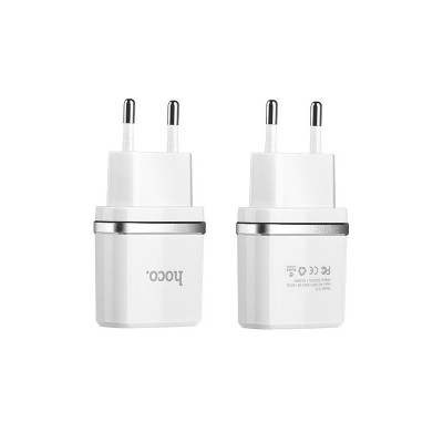 Incarcator retea USB HOCO C11, 1A, Alb foto