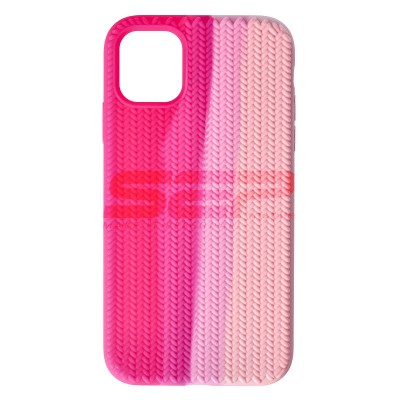 Toc silicon Woven Texture Apple iPhone 11 Lollipop foto