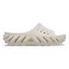 Papuci Crocs Echo Slide Bej Stucco Unisex Croslite, Confort Literide, Accesorizare Jibbitz