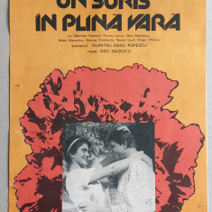 Un suras in plina vara - Afis Romaniafilm film românesc 1963 cinema Epoca de Aur