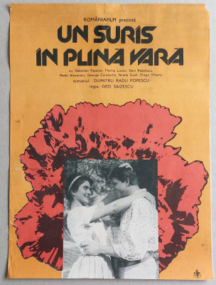 Un suras in plina vara - Afis Romaniafilm film rom&amp;acirc;nesc 1963 cinema Epoca de Aur foto