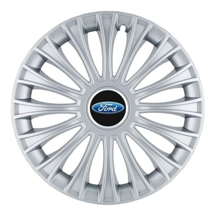 Set 4 Capace Roti, potrivite jantelor de R14, pentru Ford, model dino cromat