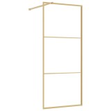 Cumpara ieftin Paravan de dus walk-in auriu, 90x195 cm sticla ESG transparenta