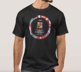 Echipa națională de hochei tricou de bărbați Ice Hockey World Championship Czechia MS 2024 Black - S