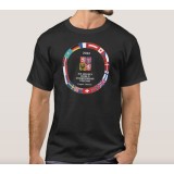 Echipa națională de hochei tricou de bărbați Ice Hockey World Championship Czechia MS 2024 Black - S