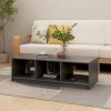 VidaXL Măsuță de cafea, gri, 110x50x34 cm, lemn masiv de pin