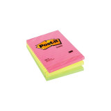 Notes adeziv Post-it&amp;reg; Neon liniat