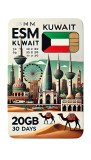 eSIM Kuwait 20GB 30Days