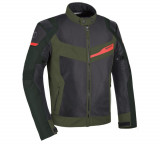 MBS Geaca textila impermeabila Oxford Dakar, negru/verde, XL, Cod Produs: TM211203XLOX