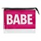 Portfard PVC Transparent, Model Babe, Fucsia, 29x23cm