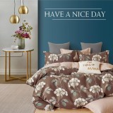 LENJERIE DE PAT PERCALLE IMPRIMAT (PRC31) - king size 6 piese cu husa