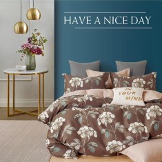 LENJERIE DE PAT PERCALLE IMPRIMAT (PRC31) - king size 6 piese
