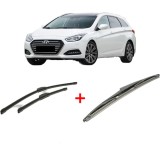 Cumpara ieftin Set 3 stergatoare HYUNDAI i40 I Kombi Van (VF) 2015 - 2019, pentru parbriz si luneta, Bosch Twin