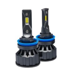 Set 2 becuri LED H8/H9/H11, Canbus, 120W, 6000k, 12000 lumeni foto