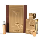 Al Haramain Amber Oud Gold Edition Extreme Pure Parfum Set cadou unisex Parfum 100 ml + 10 ml mini spray re&icirc;ncărcabil