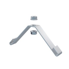 Suport central 150x59mm pentru canal cablu din sarma 150mm prindere cu tija filetata M8, sustinere maxim 50 kg