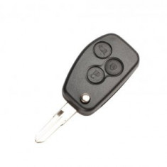 Carcasa cheie compatibila Dacia Logan Duster Sandero, model conceput pentru transformare intr-o cheie stil "briceag", 3 butoane