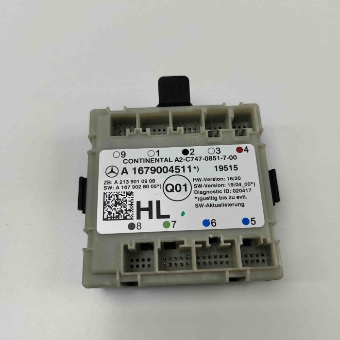 Modul de control ușă st&acirc;nga spate MERCEDES-BENZ E W213 2020 OEM: A1679004511,A2139010908,A1679028005 30640030