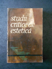 STUDII CRITICE DE ESTETICA (1966) foto