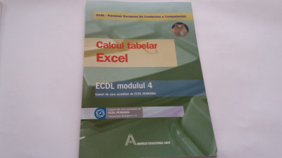 ECDL Excel calcul tabelar Modulul 4 RF19/2 foto