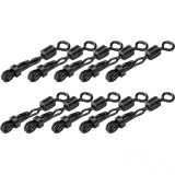 Agrafa Cu Blocaj Carp Zoom + Vartej nr.4 negru 10/set