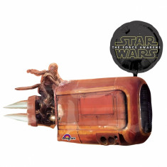 Balon folie figurina Star Wars The Force Awakens Rey&amp;#039;s speeder - 83x73cm, Amscan 3162201 foto