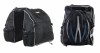 Borseta Portbagaj Bicicleta WAG Compact 30L, Impermeabila, Buzunar Sticle, Prindere Bare, Reflectorizanta, Negru