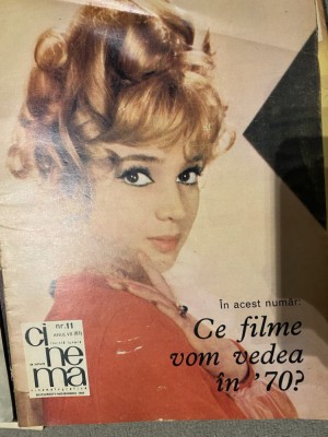 Cinema noiembrie 1969, Ce filme vom vedea in 70?, interviu Dumitru Almas, Blow-up foto