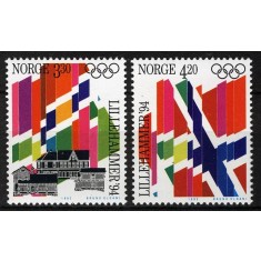 Norvegia 1992 - Jocurile Olimpice Lillehammer, serie neuzata
