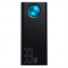 Baterie externa portabila Baseus Power Bank 30000 mAh, Power Delivery / Quick Charge 3.0 Black foto