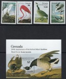 GRENADA 1986 FAUNA PASARI AUDUBON, Nestampilat