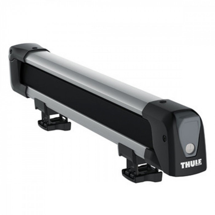 Suport ski&amp;amp;snowboard Thule SnowPack 7324, prindere pe bare transversale aluminiu cu profil T, 4 perechi ski-uri / 2 snowboard-uri