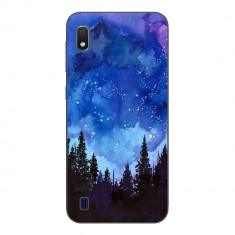 Husa Samsung Galaxy A10 Silicon Gel Tpu Model Night Forest foto