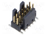 Conector SAMTEC şiruri pini tată PIN 14 1,27mm gold flash SMT soclu