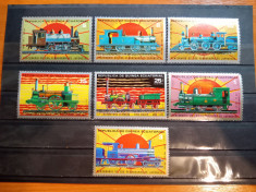 GUINEEA ECUATORIALA 1972-MNH-LOCOMOTIVE JAPONEZE-SERIE foto