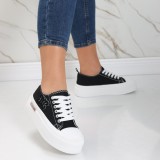 Cumpara ieftin Sneakers dama albi din textil Carrie, 40