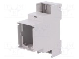 Carcasă şină DIN Y 90mm X 36,2mm Z 68mm PPO gri ITALTRONIC