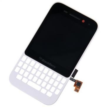 Display cu touchscreen si rama BlackBerry Q5 versiunea 001/111 Original Alb Display cu touchscreen si rama BlackBerry Q5 versiunea 001/111 Original Alb