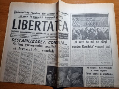 libertatea 19 februarie 1990-voican voiculescu,folclorul romanesc foto