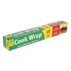 Folie Alimentară, Cook Wrap, Transparentă, Lungime 45 Metri, Lățime 45 cm