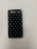 Husa telefon plastic Samsung Galaxy S Advance i9070 black glitter