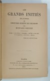 LES GRANDS INITIES , ESQUISSE DE L ' HISTOIRE SECRETE DES RELIGIONS par EDOUARD SCHURE , 1919